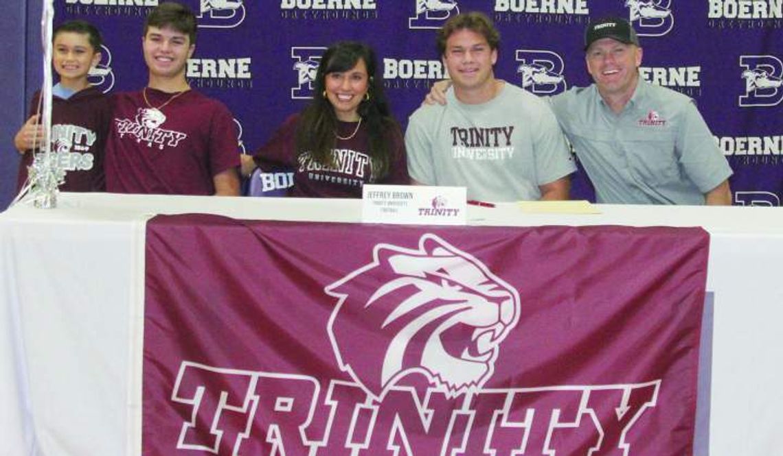 Brown signs with Trinity University