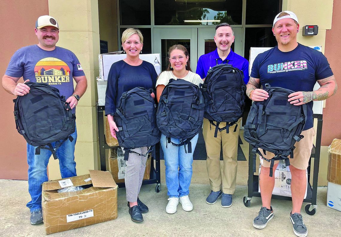 Bunker Branding brings backpacks to BISD