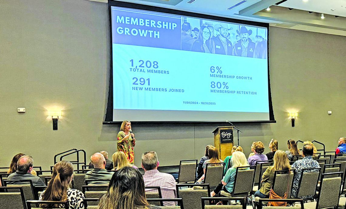 Chamber shares growth, plans at annual meet Chamber shares growth, plans at annual meet