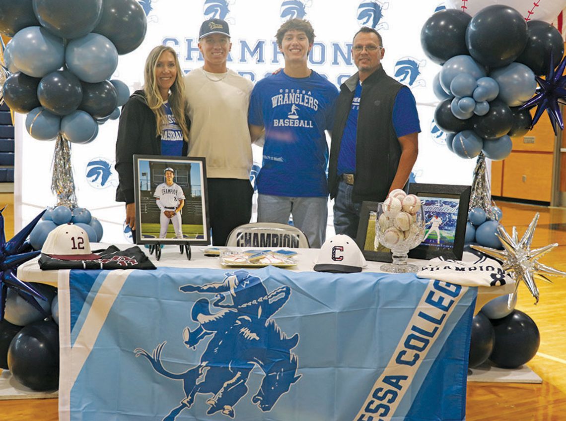 Austin Garritano signs with Odessa College