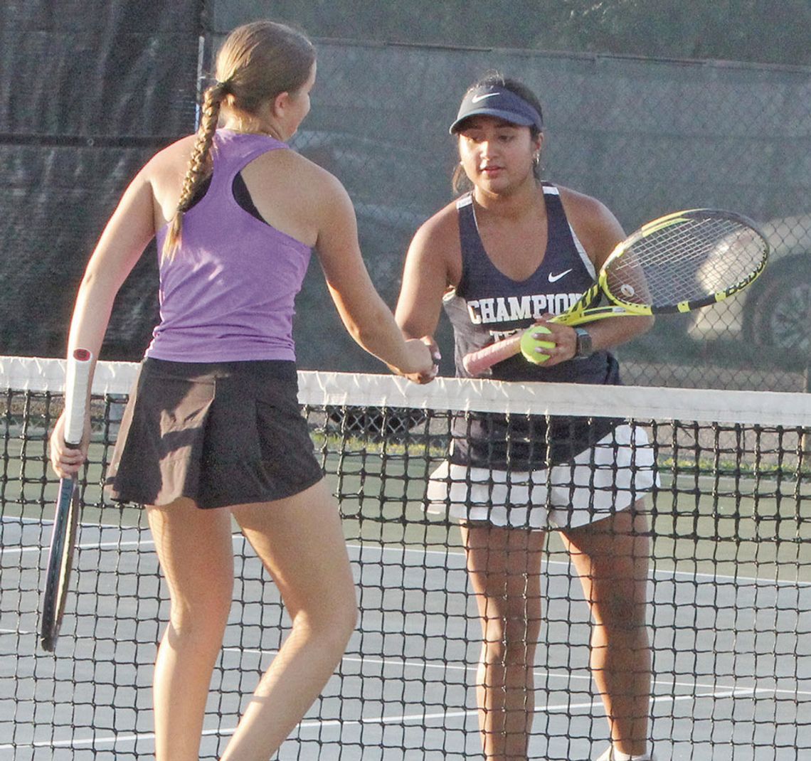 Champion, BHS tennis teams breeze through first two rounds, meet in third round Tuesday