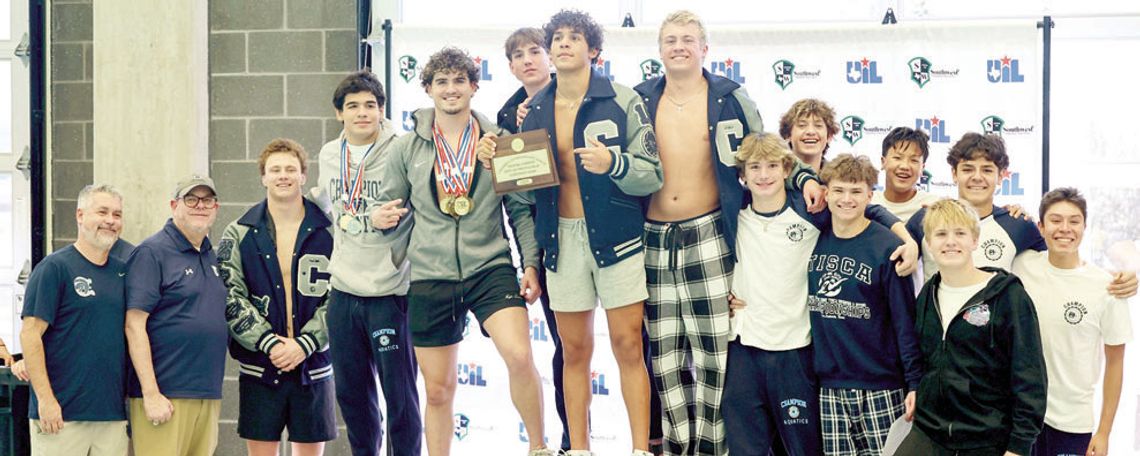 Champion boys finish second at regional swim/dive meet Champion boys finish second at regional swim/dive meet