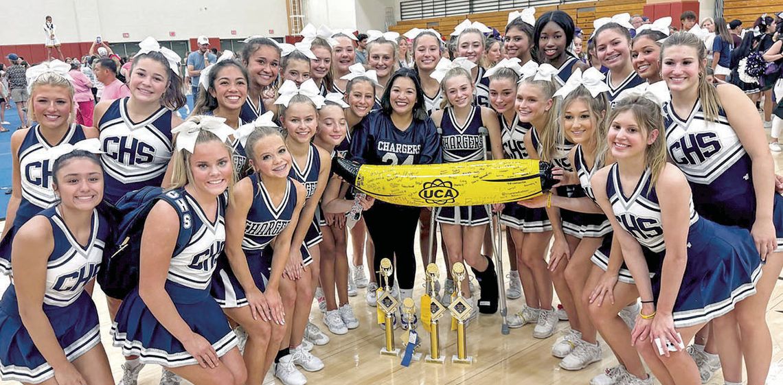 Champion cheer competes at UCA camp