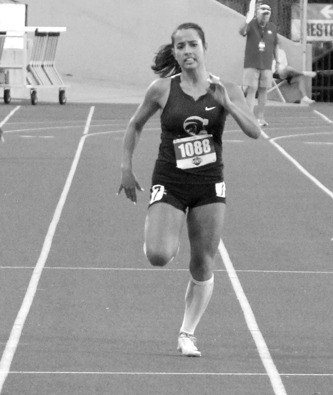 Champion competes at 5A state track meet