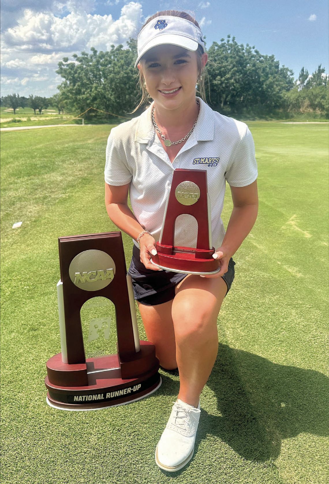 Champion graduate Dupre plays on national runner-up golf team at St. Mary’s University