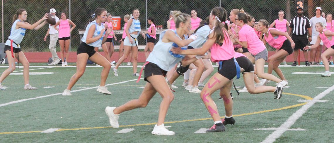Champion seniors rule in annual powder puff game