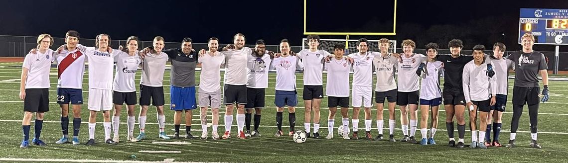 Champion soccer team hosts alumni match