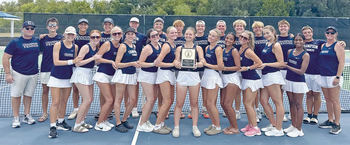 Champion tennis team wins Northside ISD tournament Champion tennis team wins Northside ISD tournament