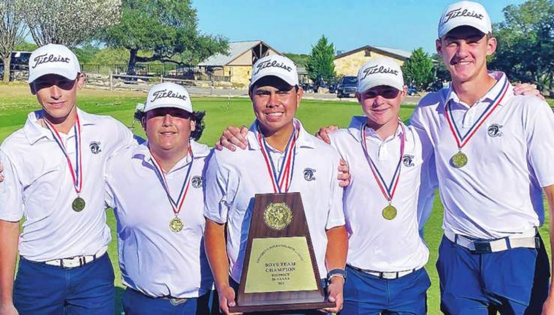 Charger boys earn district golf title