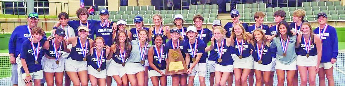 Charger tennis earns bronze at state tournament