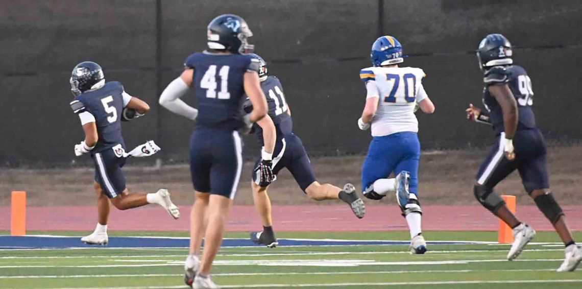 Chargers dominant another opponent as they defeat Austin Anderson, 61-32