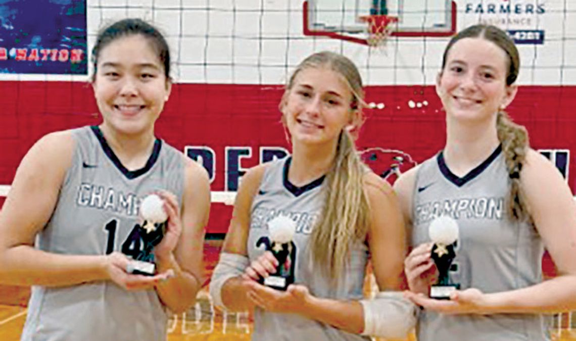 Chargers have a ball at Bev Ball v-ball tourney and finish second