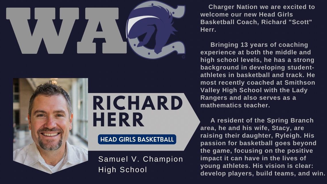 Chargers hire new girls basketball coach