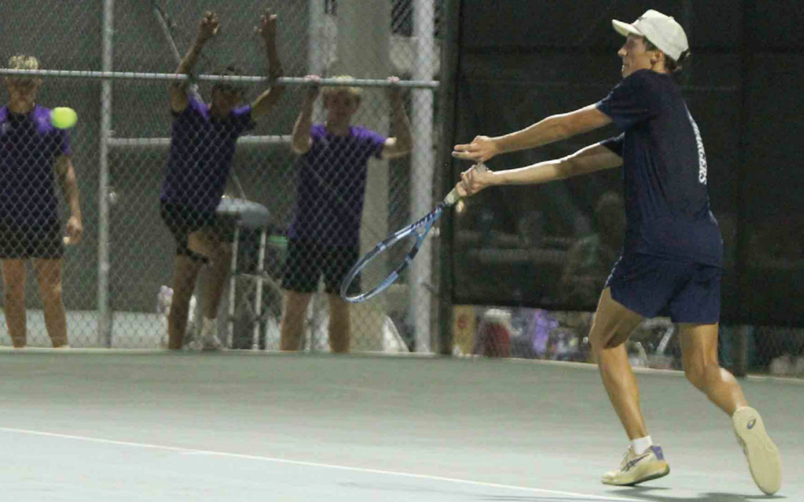 Chargers rally to defeat Greyhound tennis team Chargers rally to defeat Greyhound tennis team