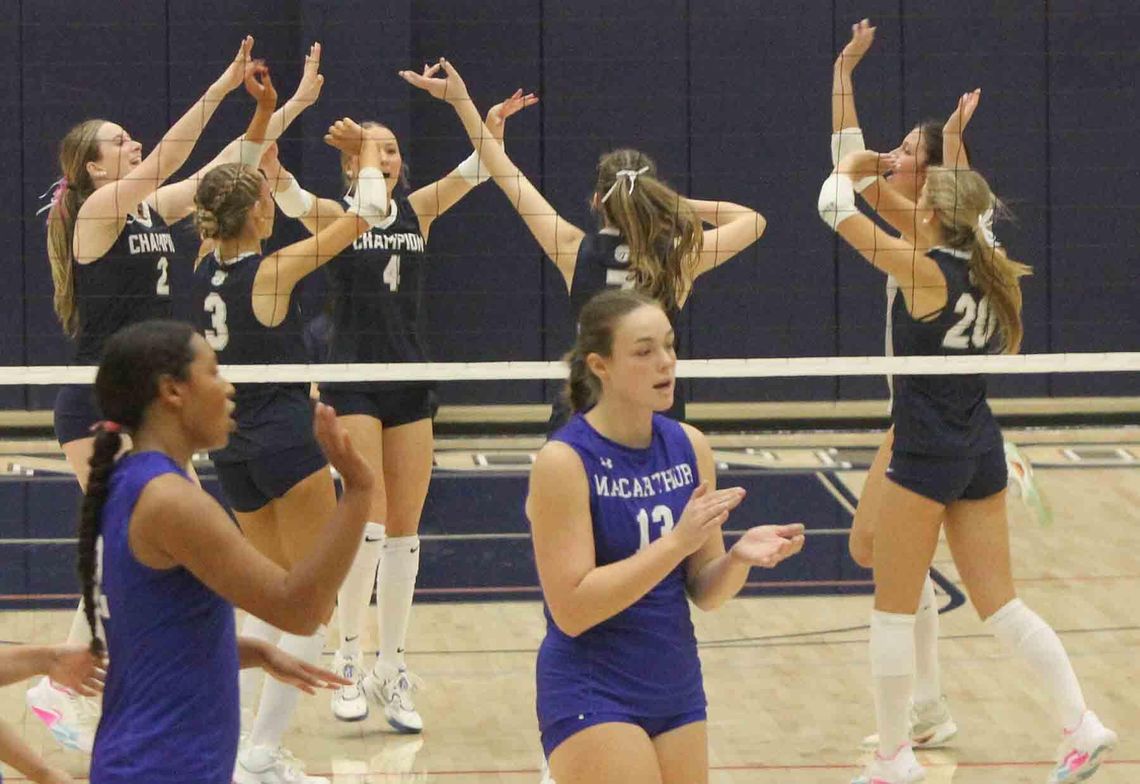 Chargers sack Mac in first round of volleyball playoffs