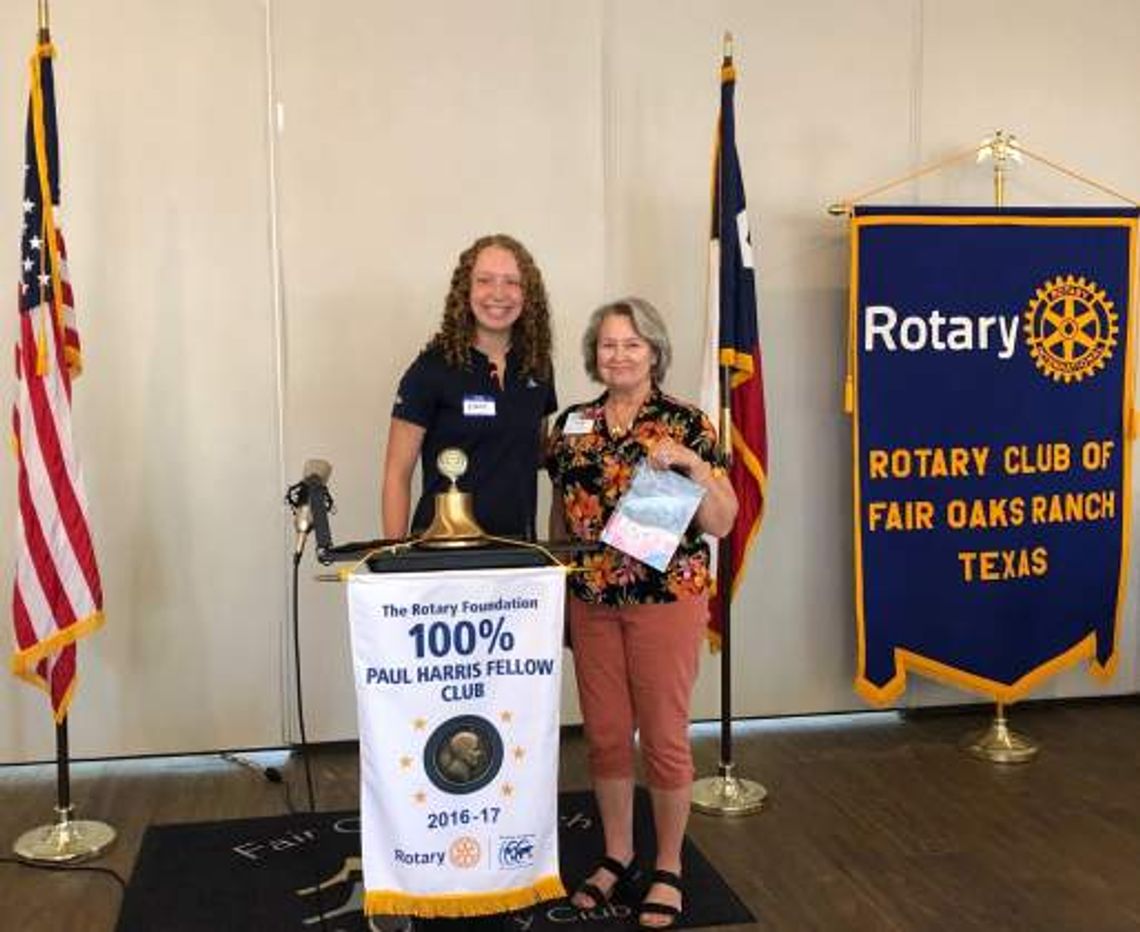 College golf phenom addresses FOR Rotarians