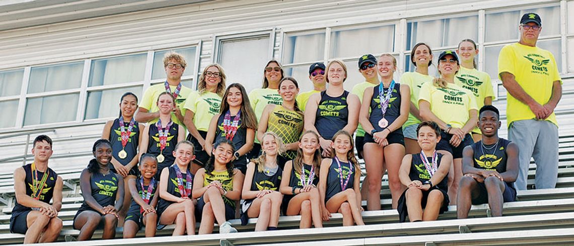 Comets qualify for Junior Olympics, TAAF state meet