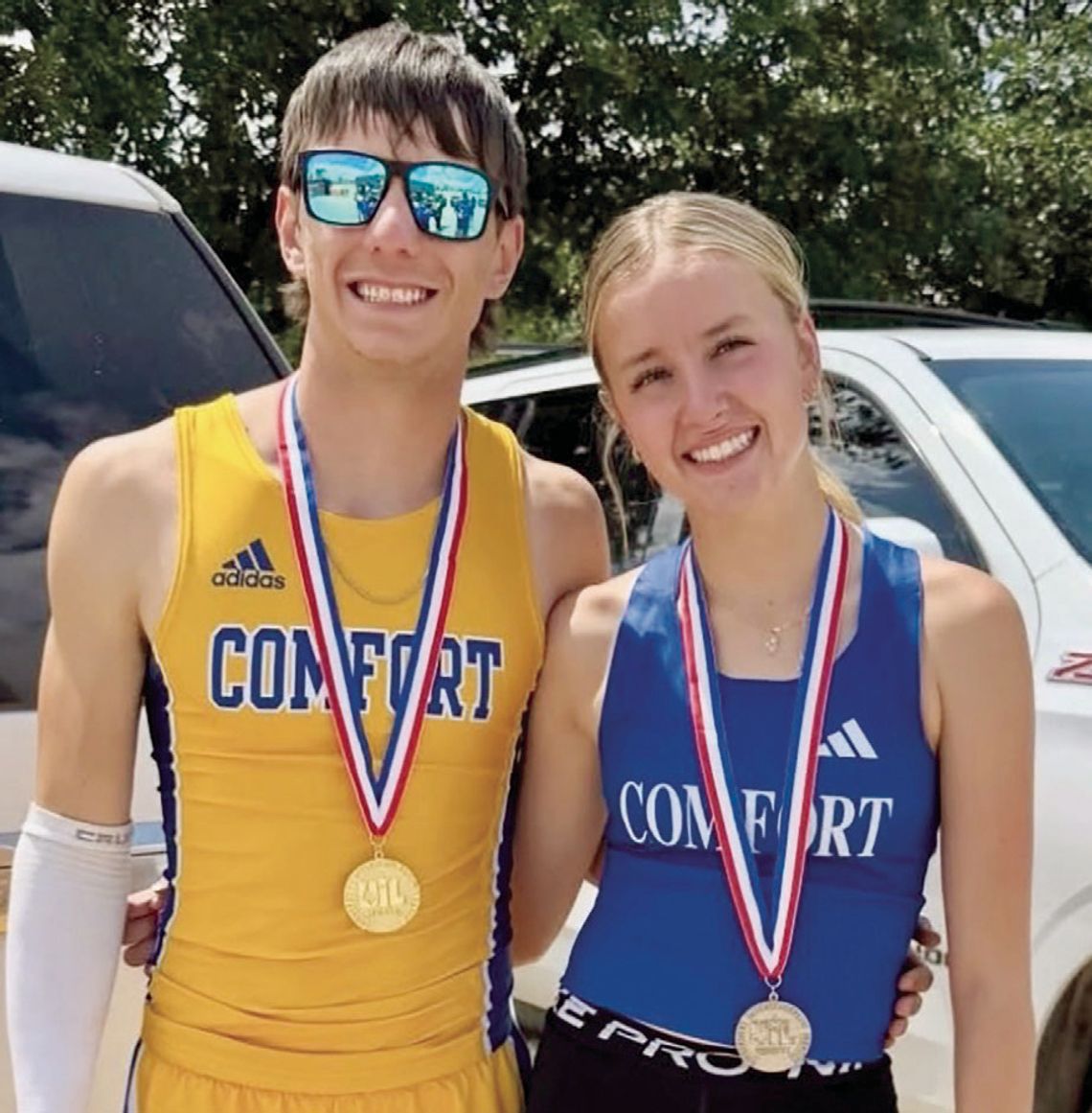 Comfort qualifies two for state in field events