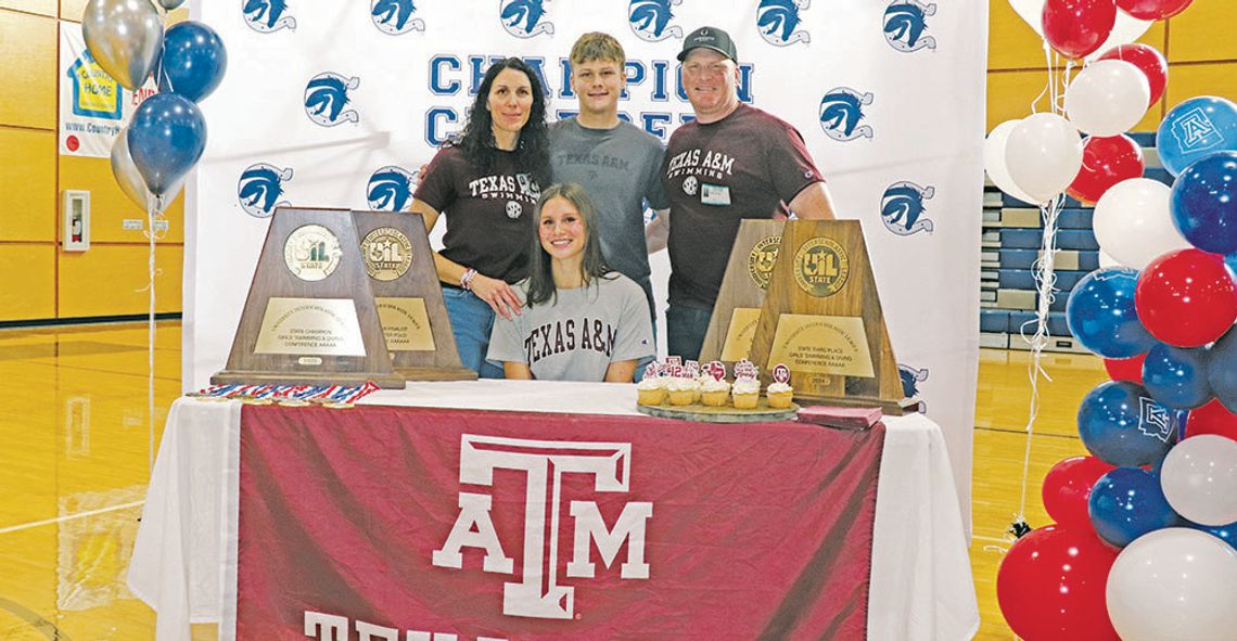 Cora Skoog signs with Texas A&M University Cora Skoog signs with Texas A&M University