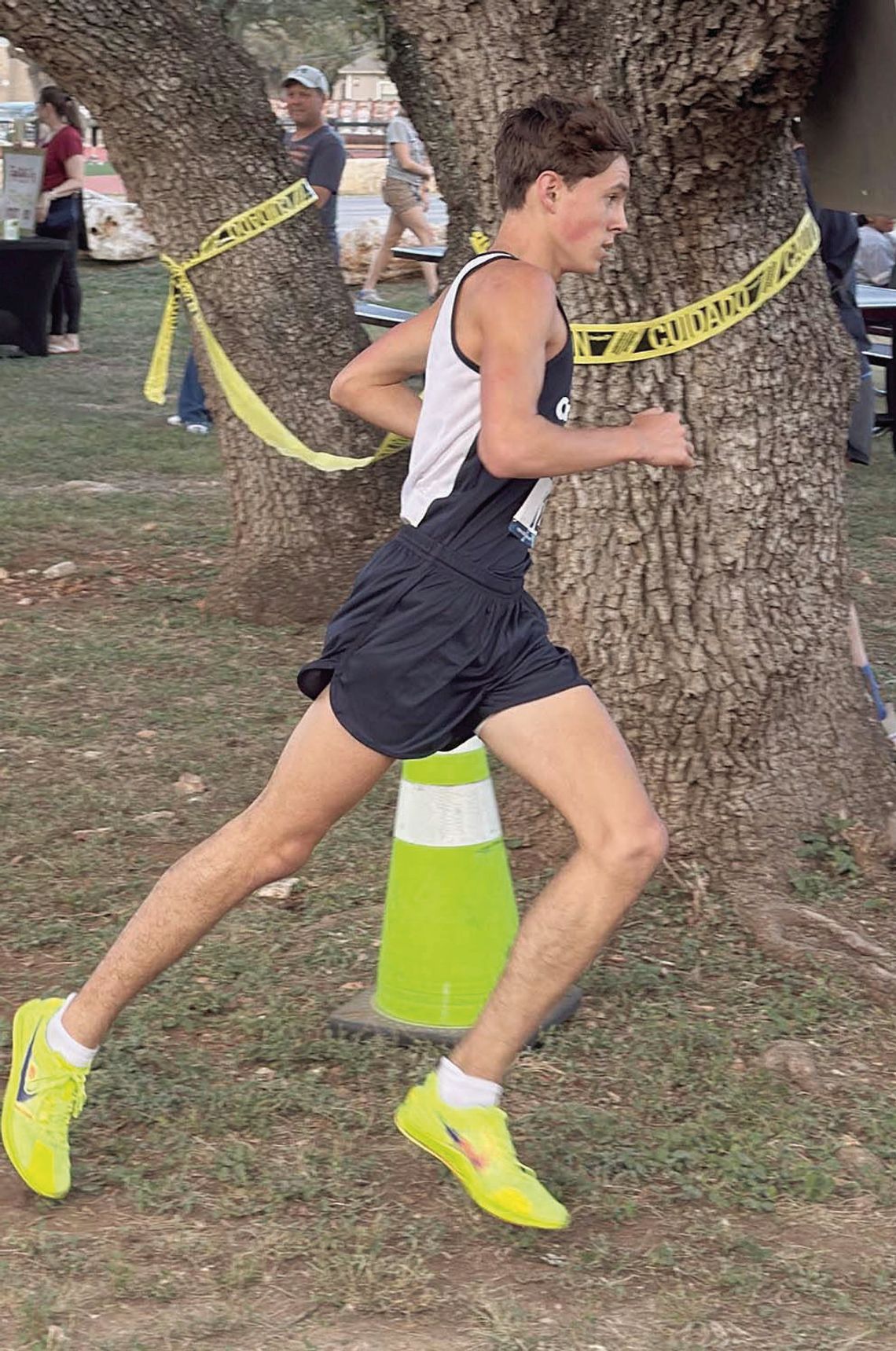 Crestmont Christian Prep cross country team in action