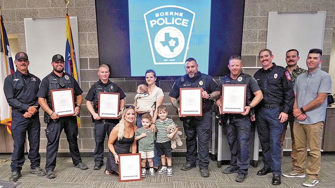 Department honors life-saving officers, nurse