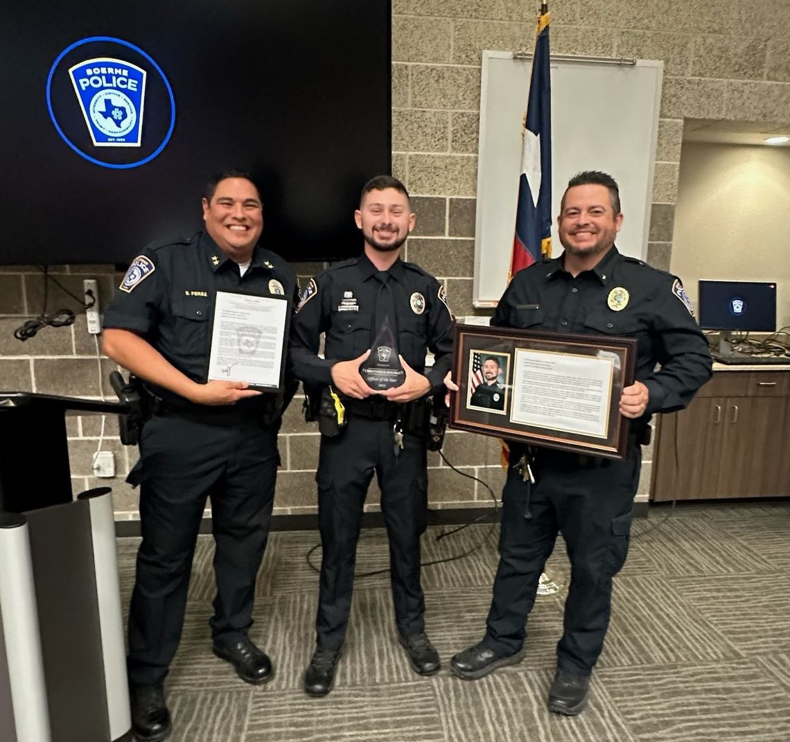 Dingman named Boerne PD ‘Officer of the Year’
