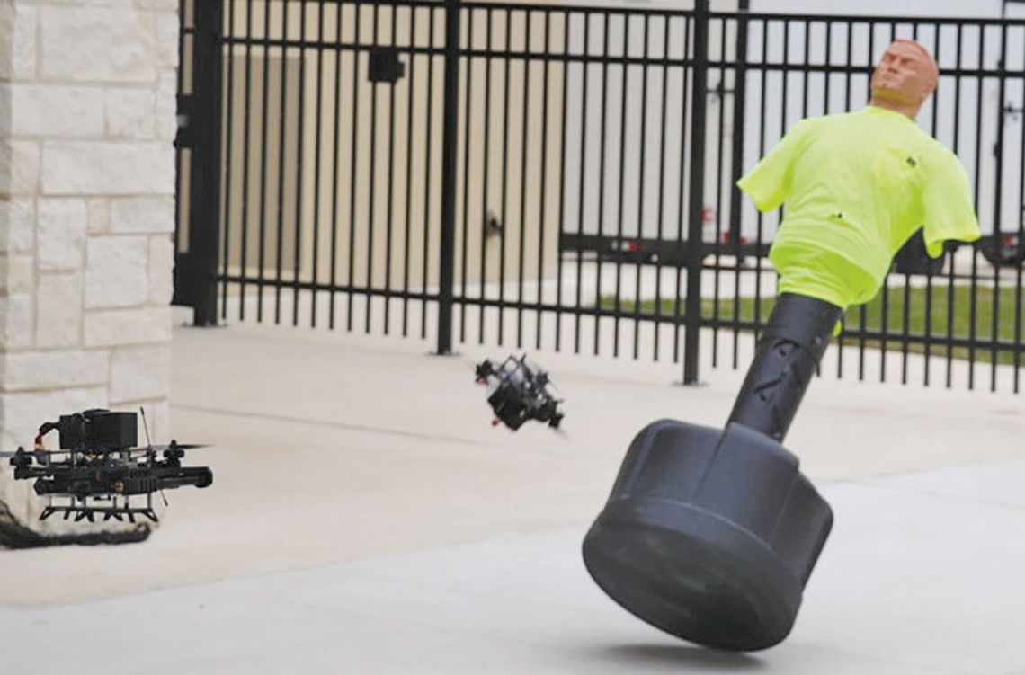 Drone response demonstrated at Champion Drone response demonstrated at Champion