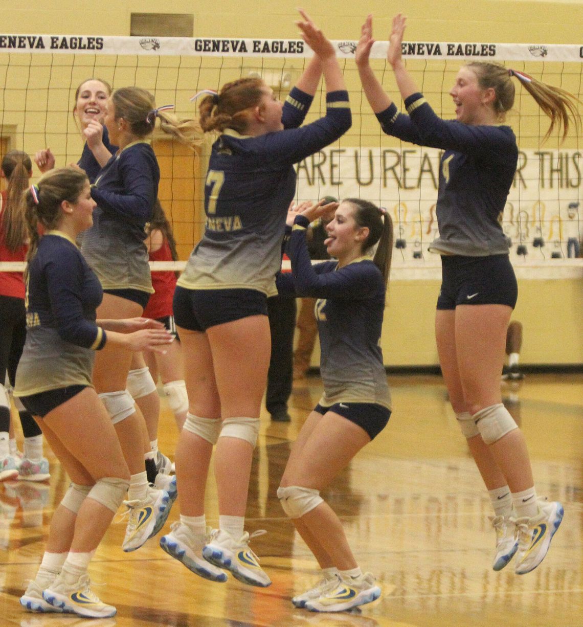 Eagles open playoffs with sweep of Rosehill Christian