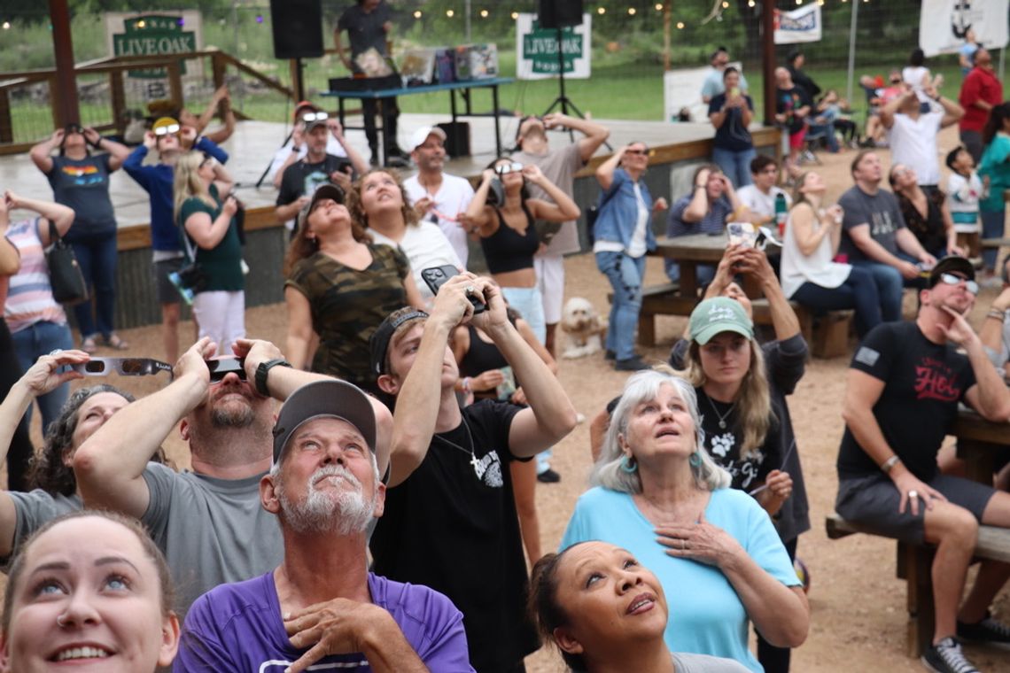 Total Solar Eclipse, however brief, entertains the masses