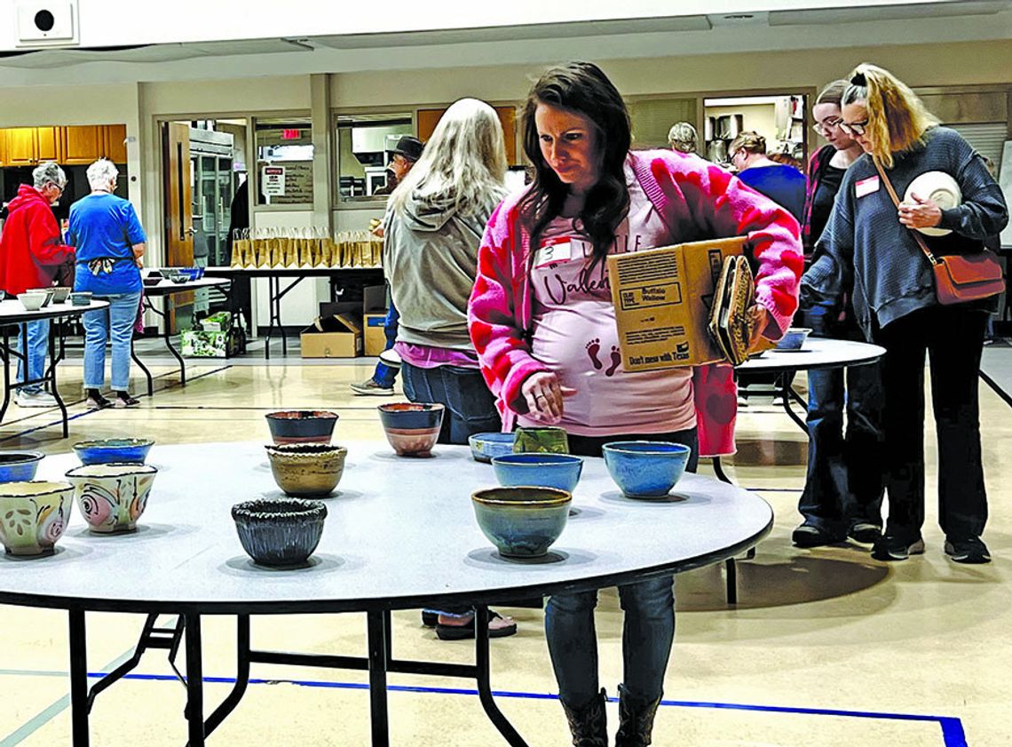 Empty Bowls fill up country cupboard coffers