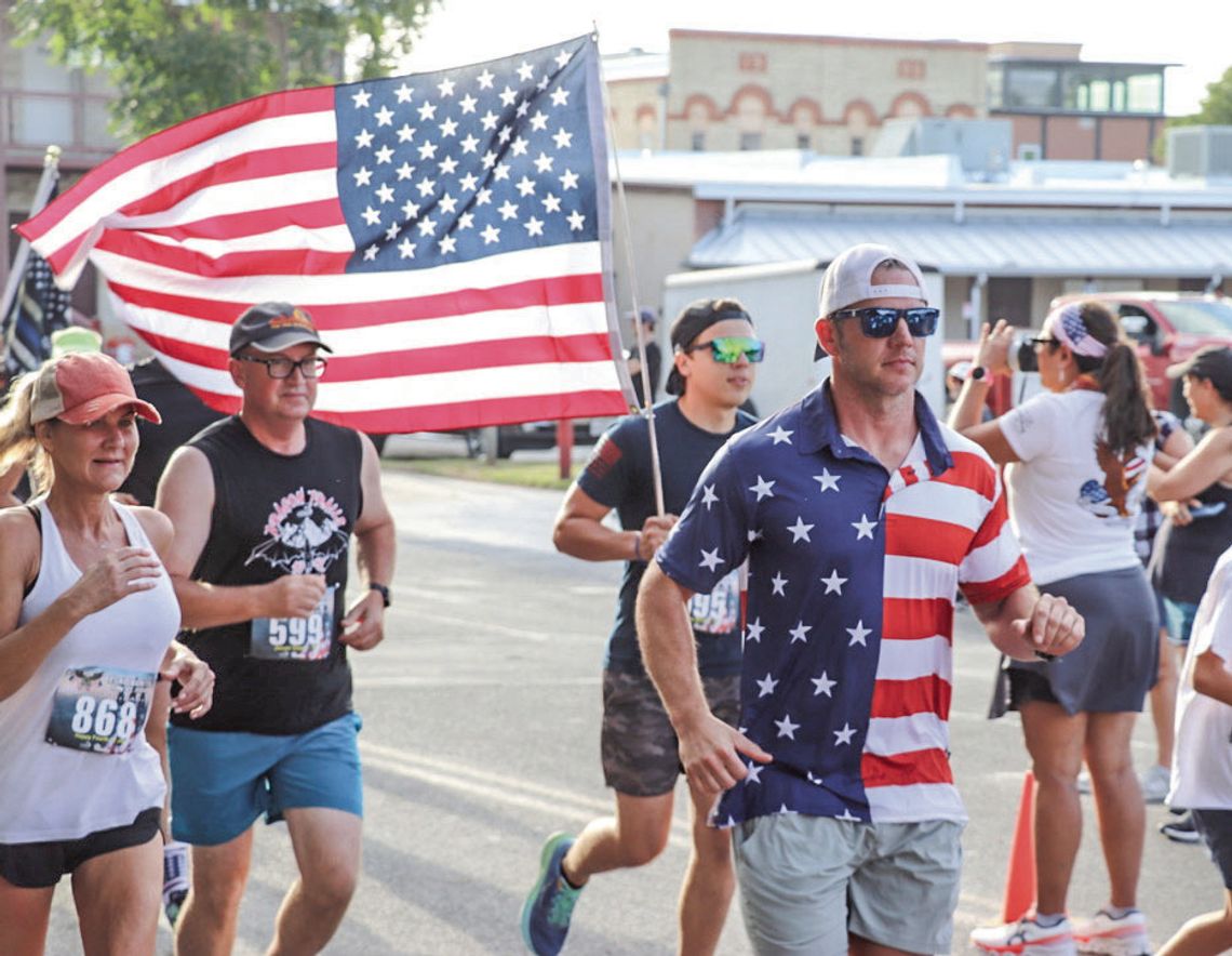 Flags fly high in July 4 run