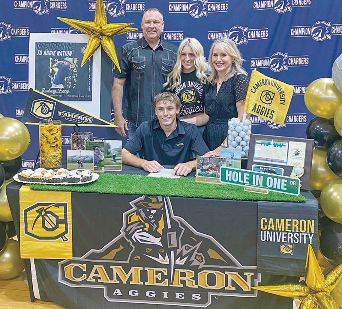 Franz signs with Cameron University