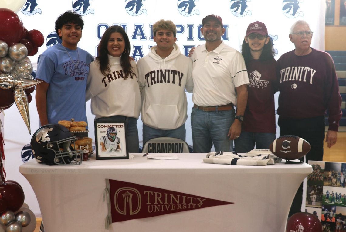 Garcia signs with Trinity University Garcia signs with Trinity University