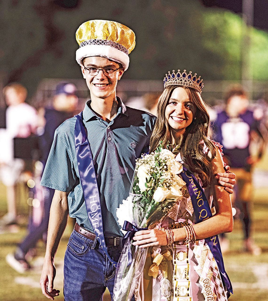 Geneva crowns homecoming king, queen Geneva crowns homecoming king, queen
