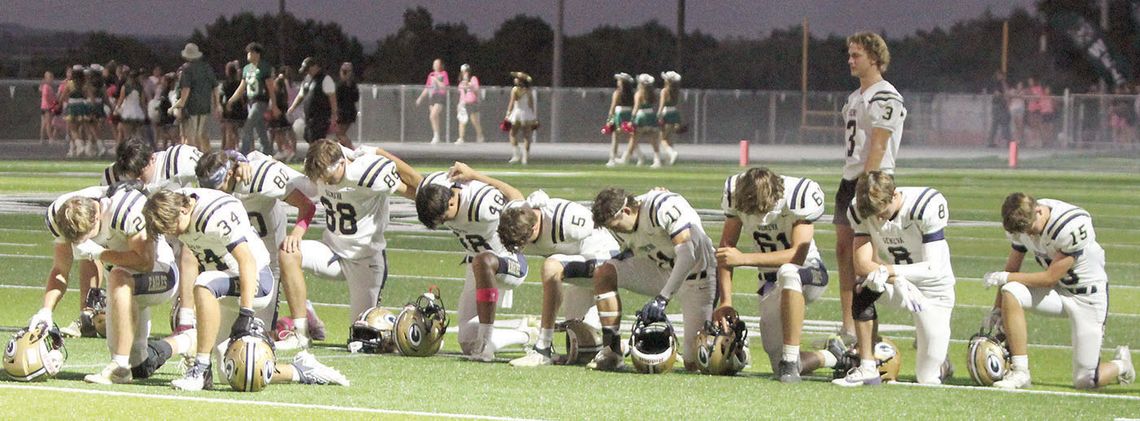 Geneva football team in action Friday