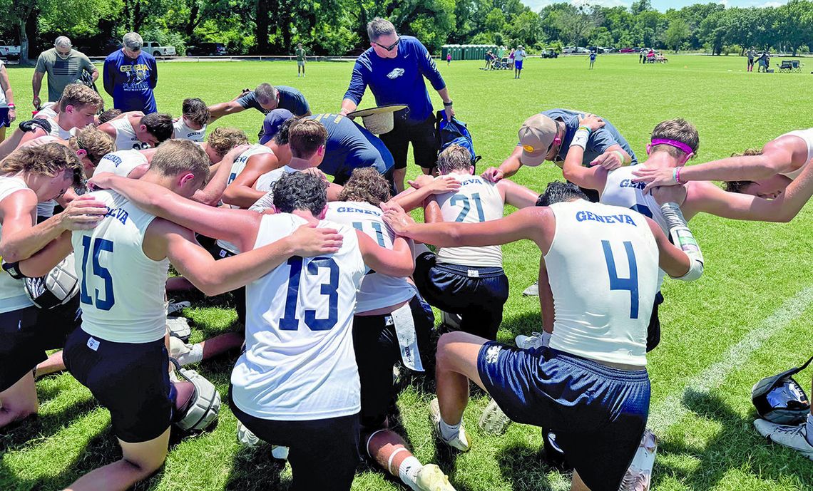 Geneva football teams wins 7 on 7 championship