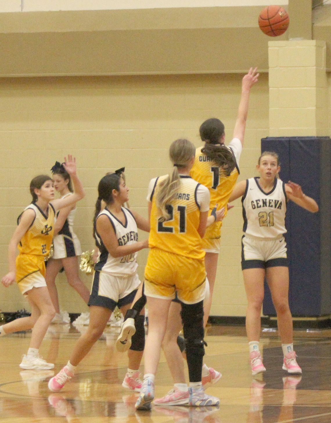 Geneva Lady Eagles defeat Guardians in district opener