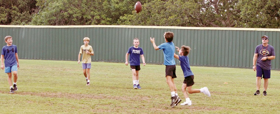 Geneva School of Boerne hosts football camp