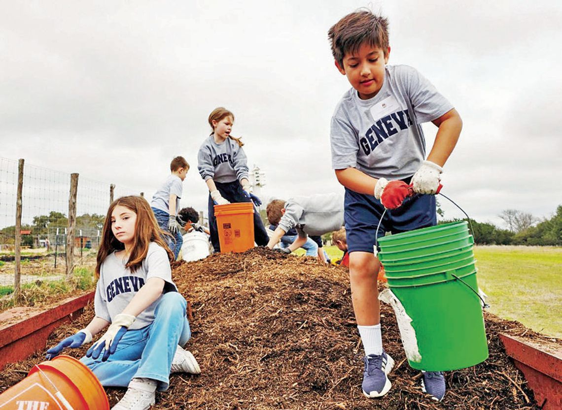 Geneva students pitch in on ‘Love Thy Neighbor Day’