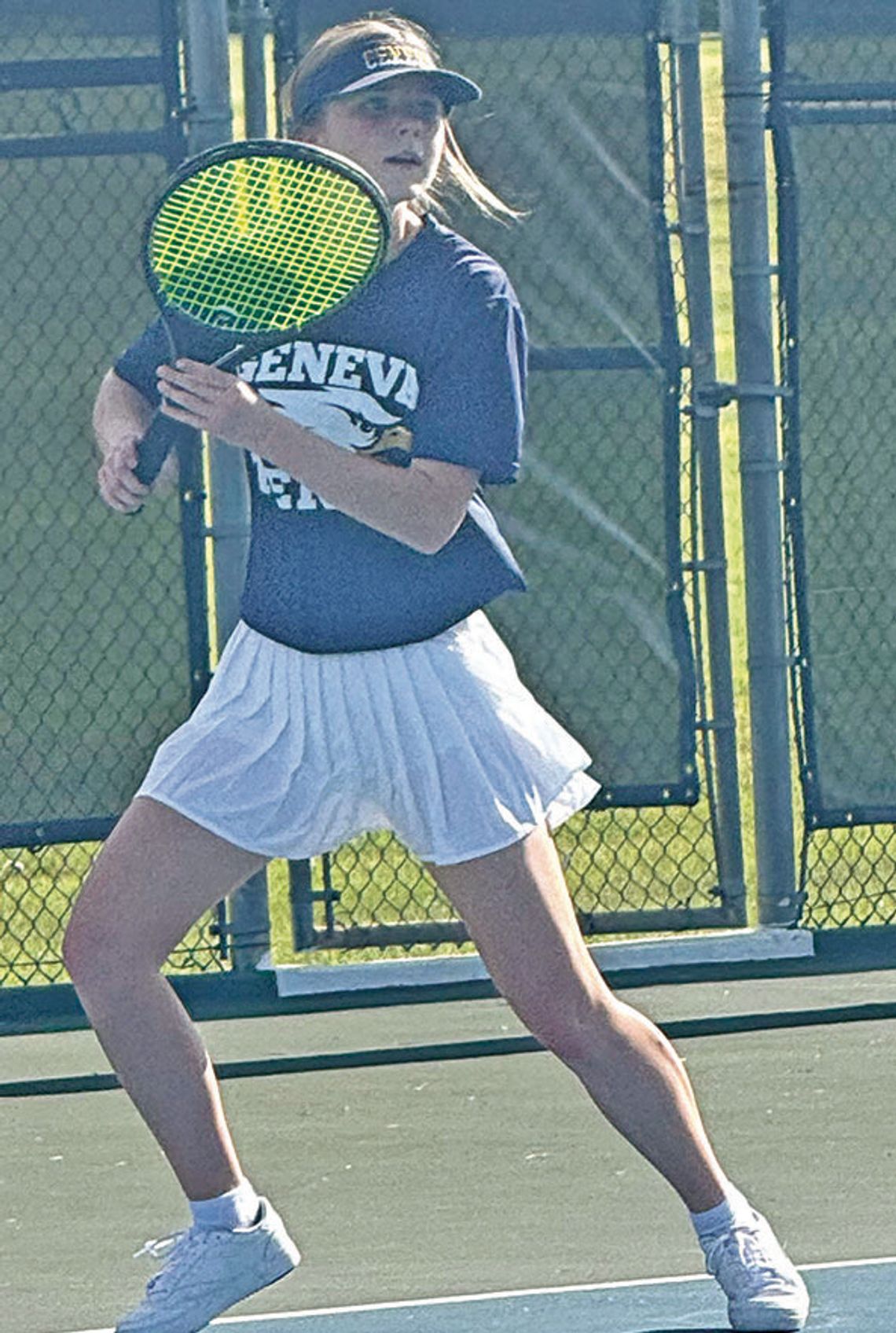 Geneva tennis plays two matches