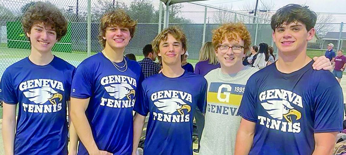 Geneva tennis team staying busy in spring season