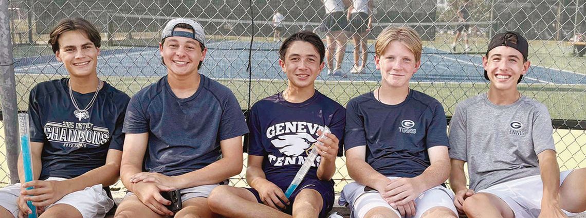 Geneva tennis team wins last four matches