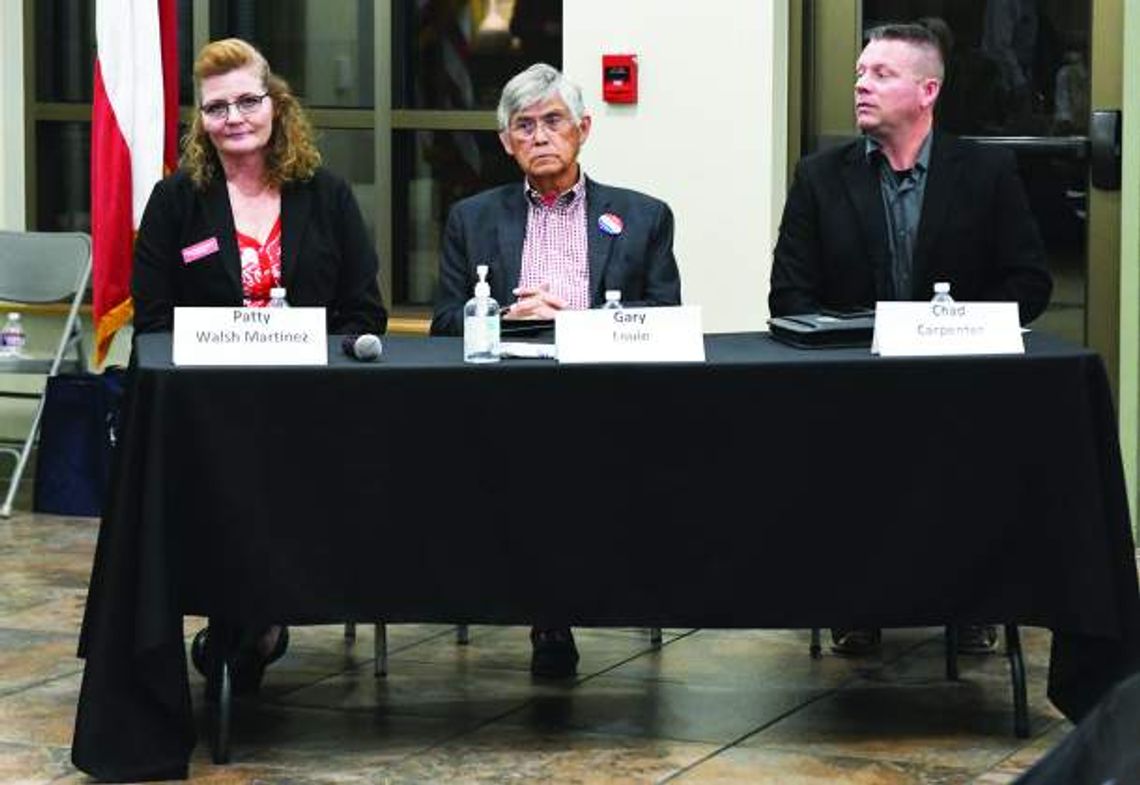 GOP’s county judge and Precinct 4 commissioner hopefuls talk topics