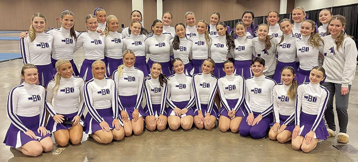 Greyhound cheer program shines at state event