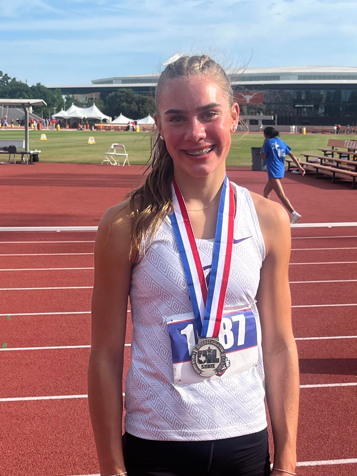 Greyhound Merkens picks up silver at state; Pape earns silver medal for Comfort track team Greyhound Merkens picks up silver at state; Pape earns silver medal for Comfort track team
