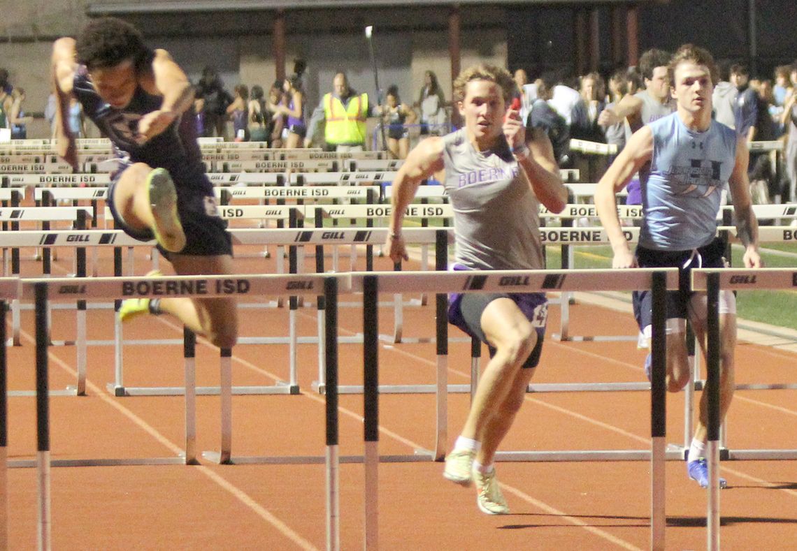 Greyhound track and field team in action