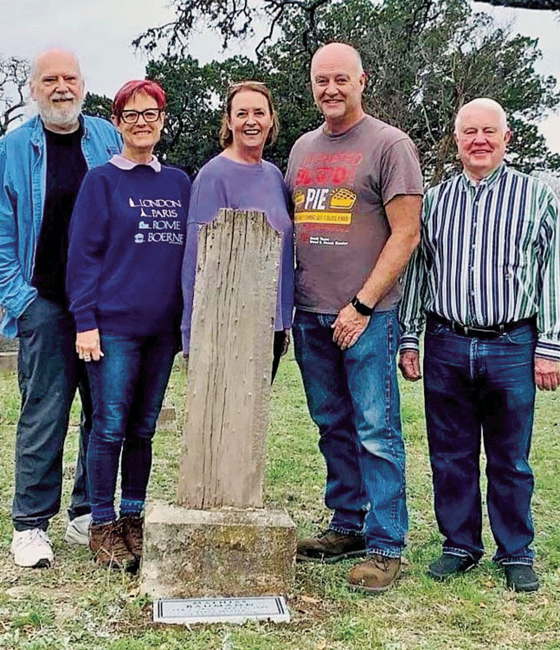 Headstone placement honors Boerne pioneer