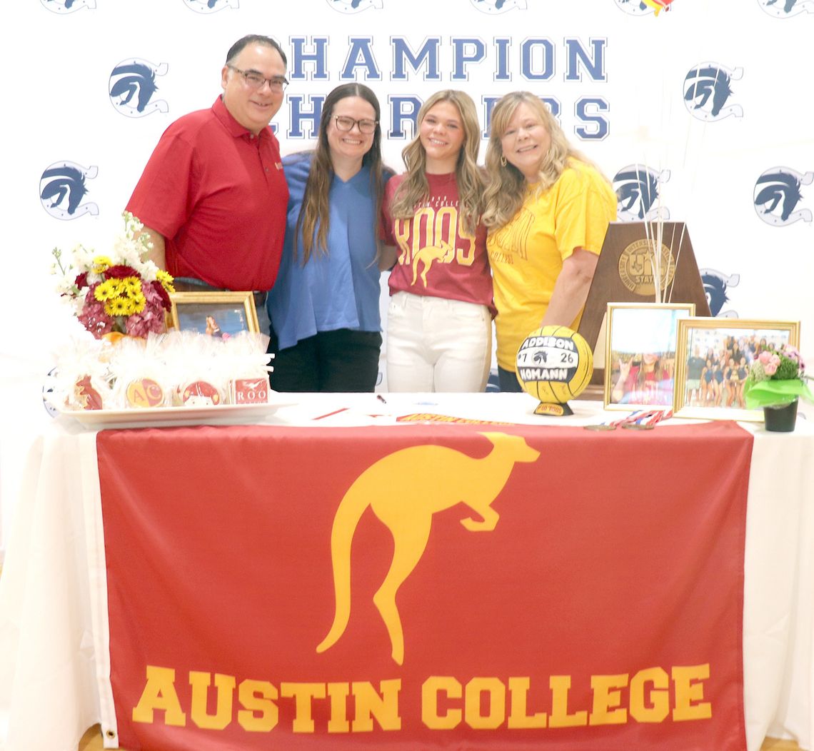 Homann signs with Austin College