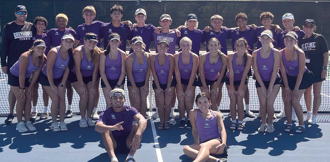 Hounds top Chargers in team tennis, advance to