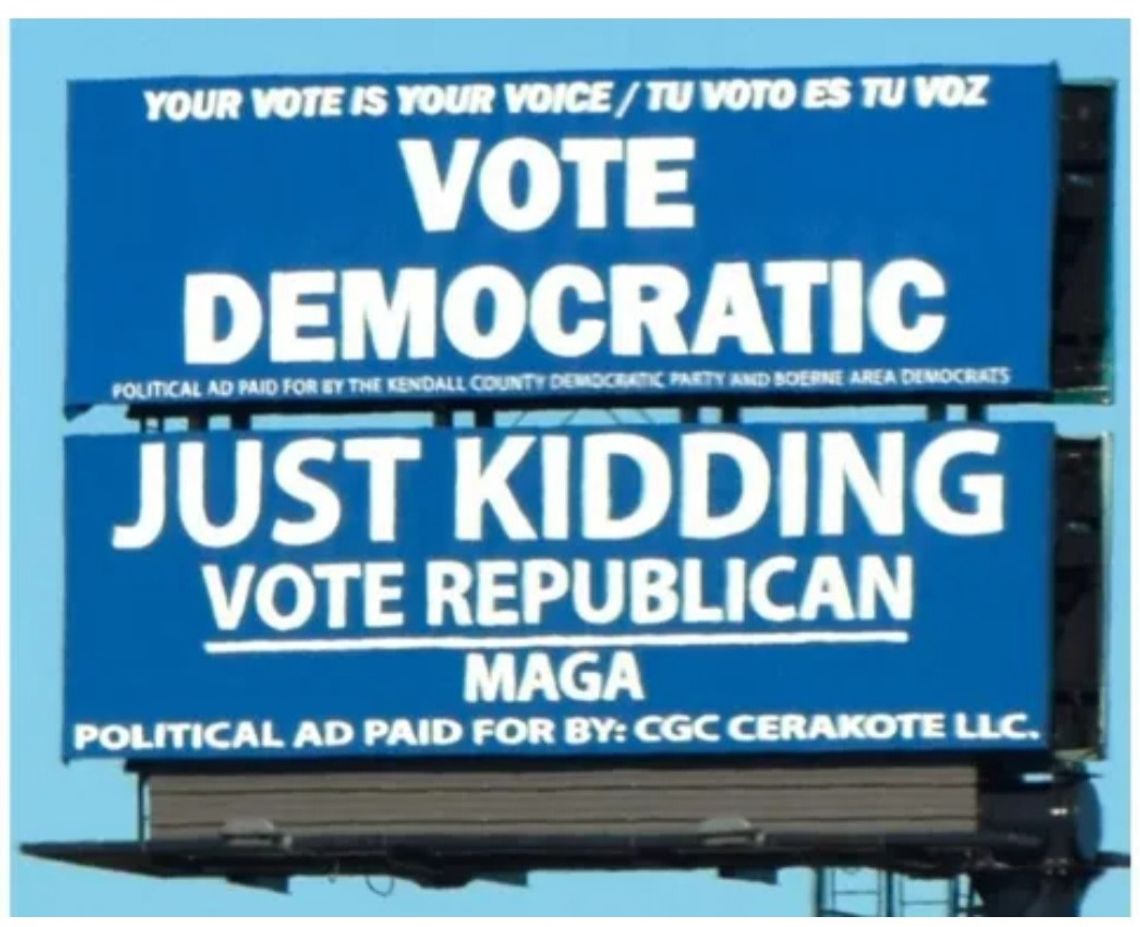 ‘Just kidding’ billboard gains national attention